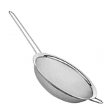 Peneira malha fina inox 26cm
