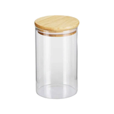 Pote Redondo Com Tampa Bambu - A Gourmet
