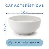 Tigela Porcelana Mexicana 400ml