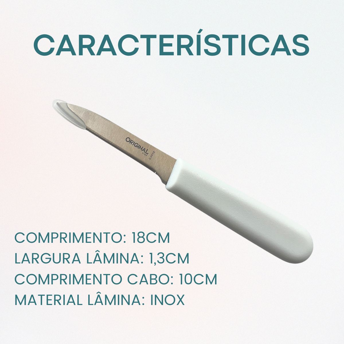 Faca Peixeira Premium Aço Inox 3°