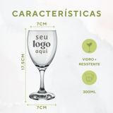 Kit 50 Taça Windsor Vidro 300ml