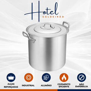 Caldeirão Hotel n°36 Alumínio Linha Profissional Arary