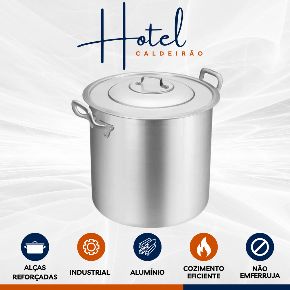Caldeirão Hotel n°36 Alumínio Linha Profissional Arary