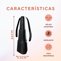 Ventilador Repelente Insetos E Espanta Moscas Mata Mosquito - A Gourmet
