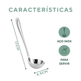 Concha Para Molho Aço Inox