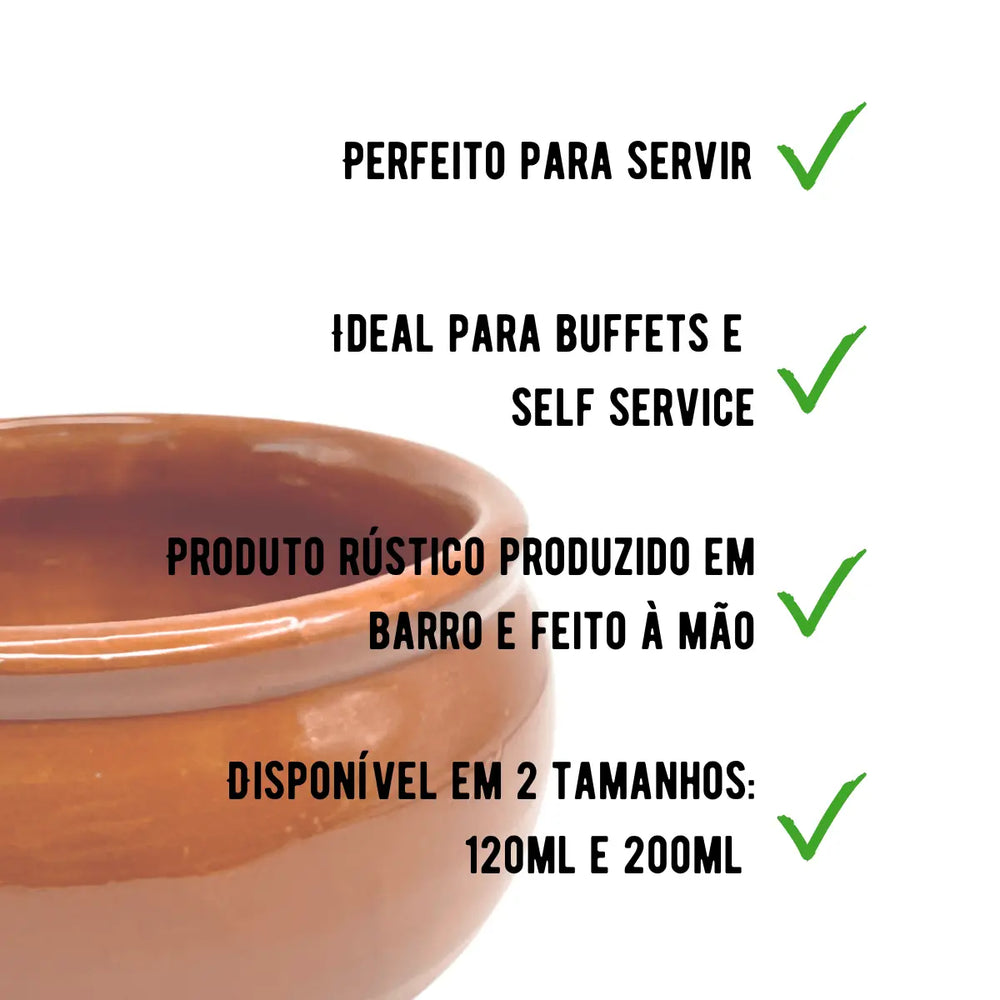 Cumbuca Alta Barro N°0 Motta