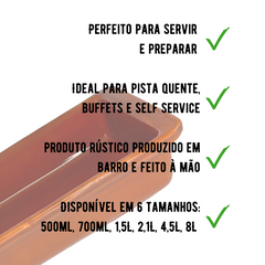 Assadeira Principado N° 4 Cerâmica Barro