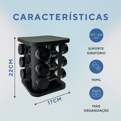Porta Condimento Base Giratória - A Gourmet