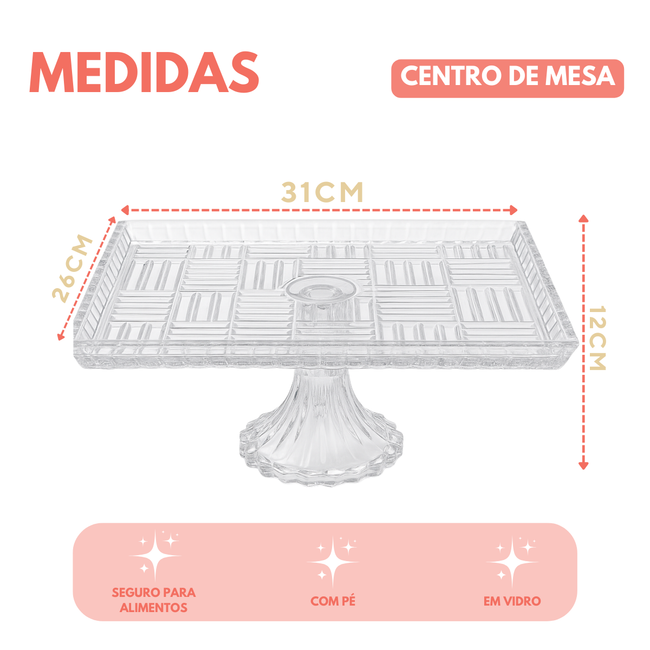 Centro de Mesa com Pé 31cm Main Image