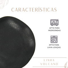 Prato Raso Ryo Volcano Porcelana Oxford