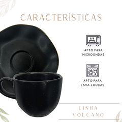 Xicara com Pires Volcano Oxford Oxford Xicara de Chá