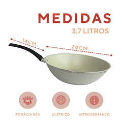 Frigideira Antiaderente 28cm Wok Eko
