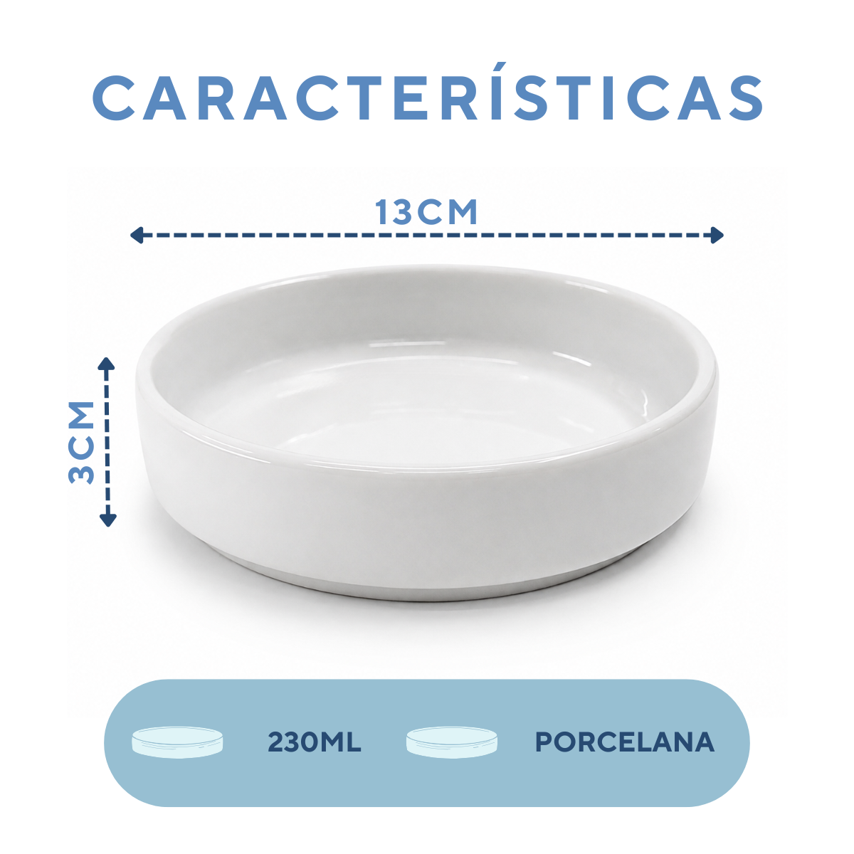 Comedouro De Porcelana Para Cachorro Pets Gato