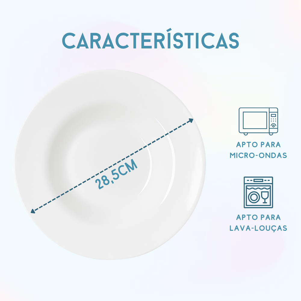 Prato Massa Pasta 28,5cm - A Gourmet