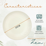 Prato Sobremesa Flat Zen Oxford - A Gourmet