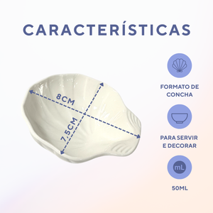 Casquinha De Siri Mini Tigela Servir 50ml - A Gourmet