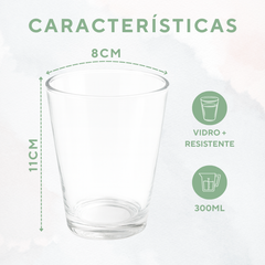 Copo Caldereta 300ml de Vidro