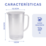 Jarra Poliestireno 2 Litros