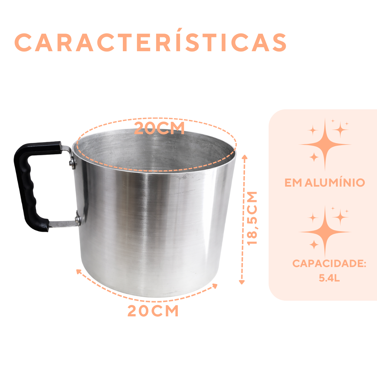 Canecão Aluminio 5,4L