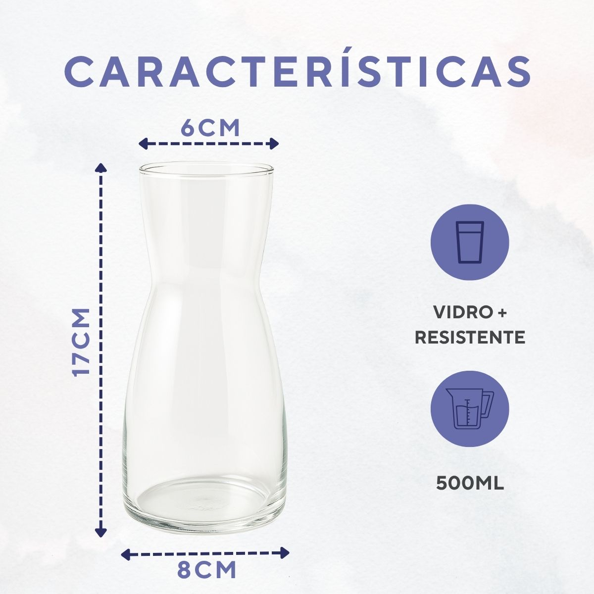 Decanter Vidro 500ml