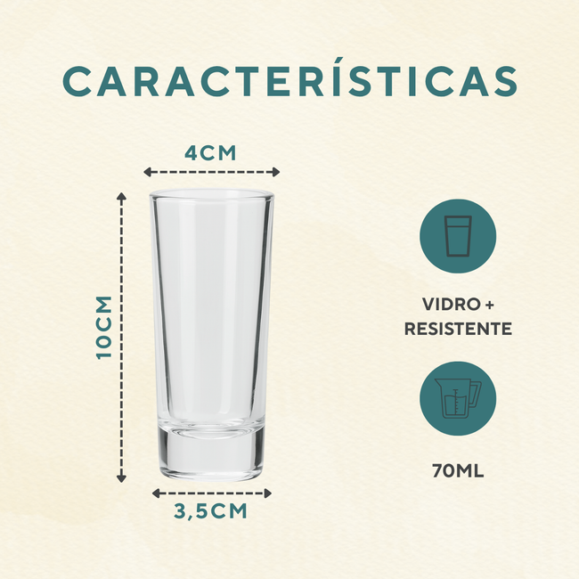 Copo Dose Vidro 70ml Main Image