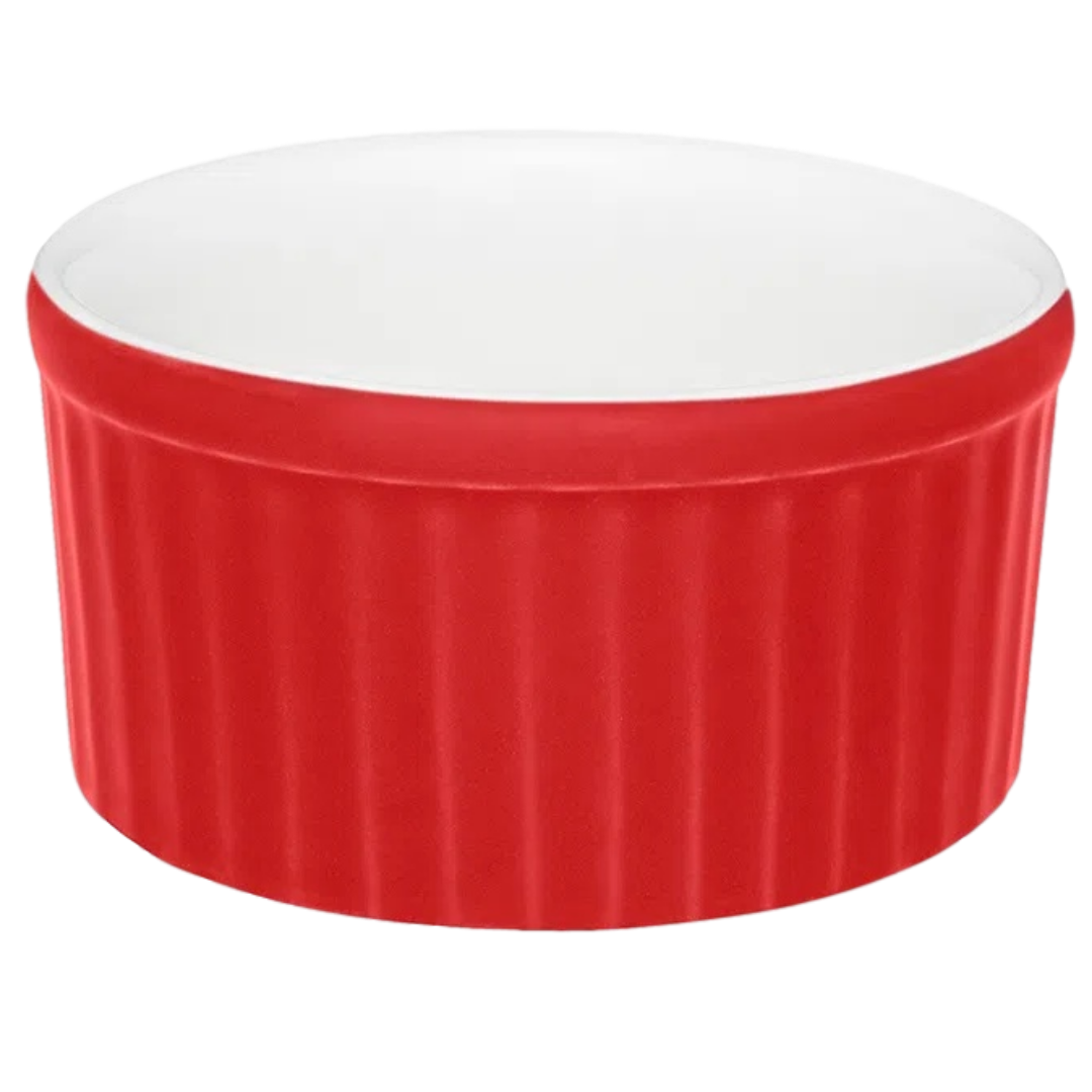 Ramequim de 90ml Vermelho em porcelana Oxford