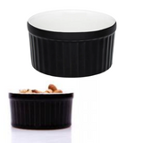 Ramequim 140ml Preto em Porcelana Refrataria Oxford