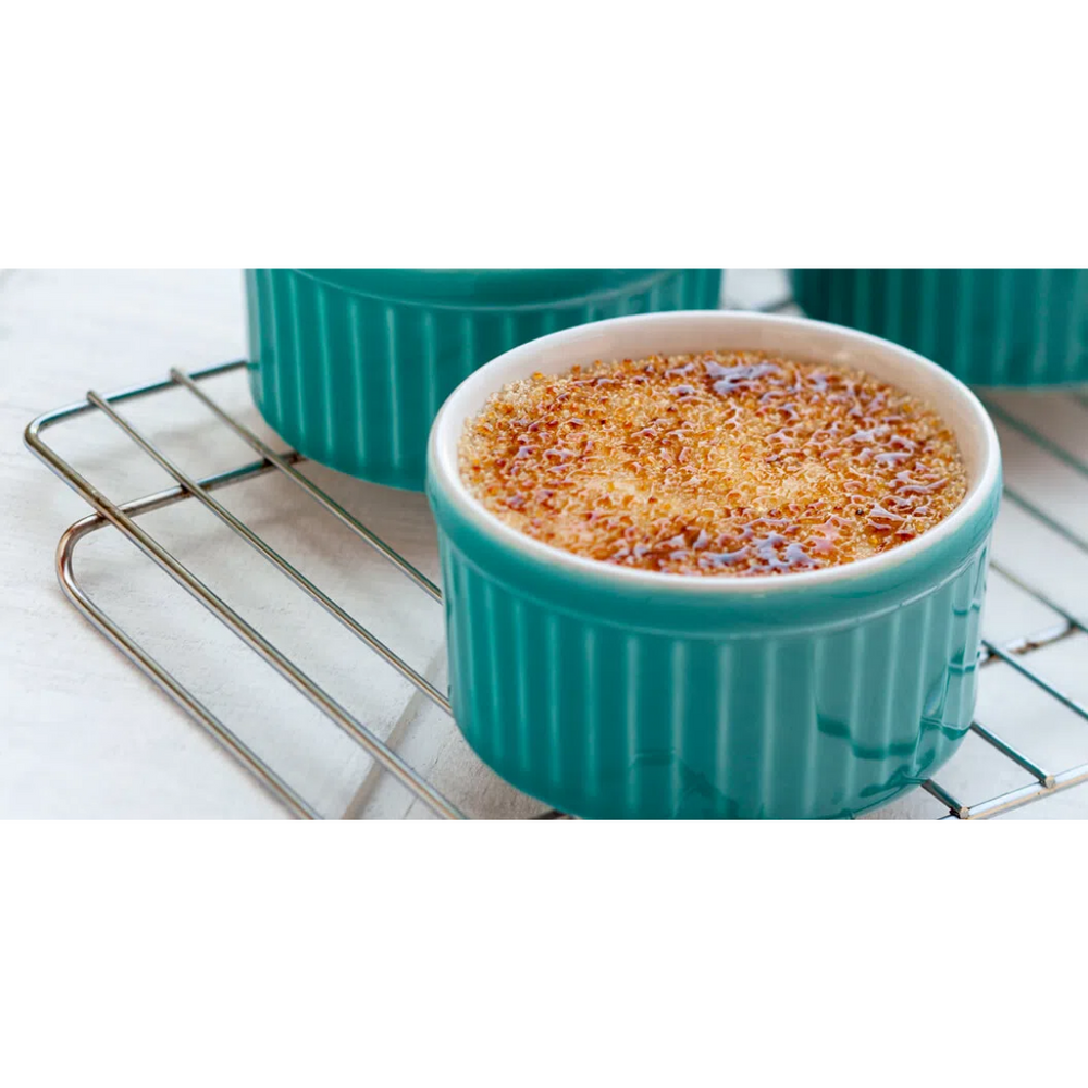 Ramequim azul de 240ml em Porcelana Refrataria Oxford