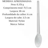 Colher de Nylon Concava Funda 70cm