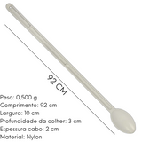 Colher Nylon Concava Funda 90cm