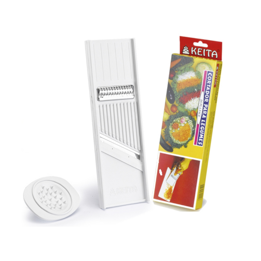 Cortador de Legumes Dupla Faca Kenkoi