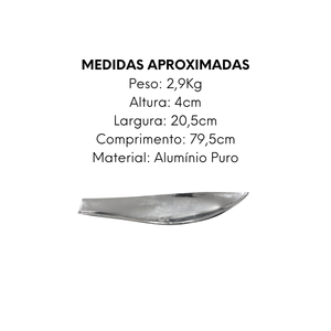 Centro de Mesa Finzetto de Aluminio Puro - A Gourmet
