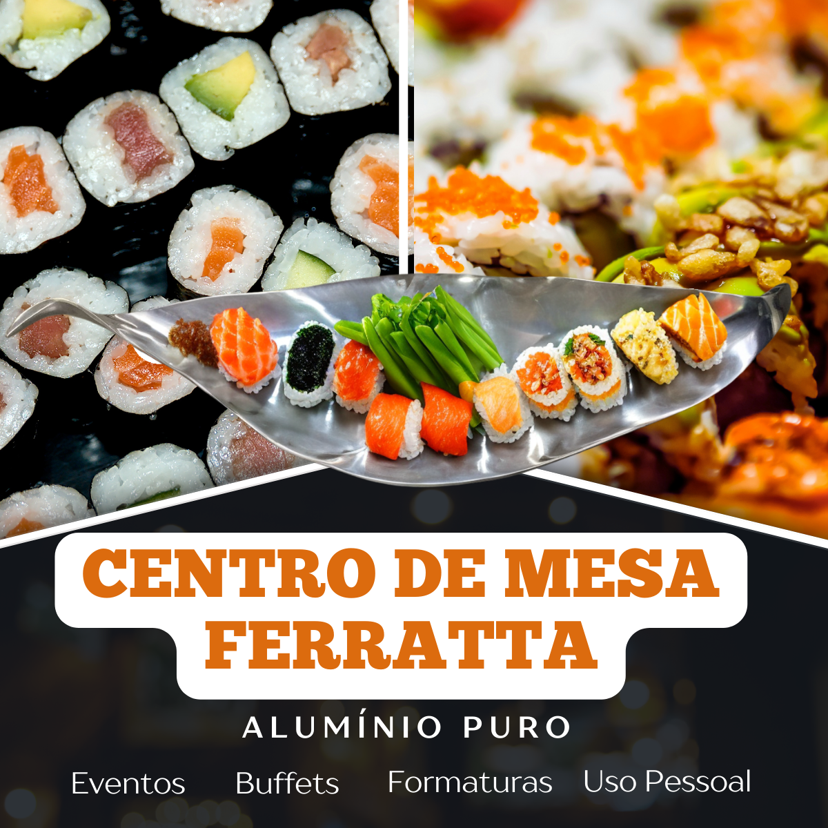 Centro de Mesa Decorativo Ferrata - A Gourmet