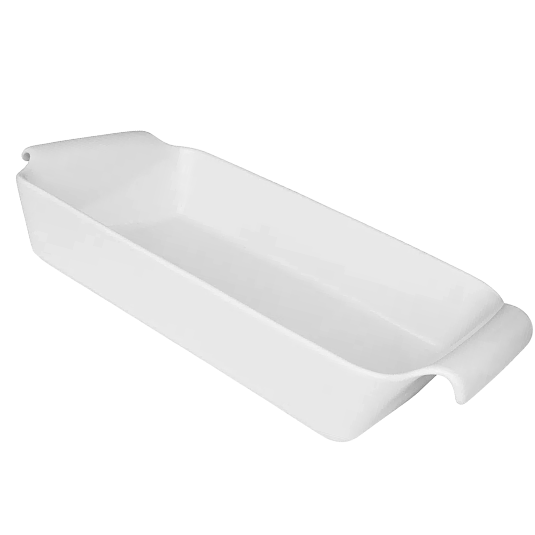 Travessa Refrataria Funda 3,5L Branca C/Alça Oxford