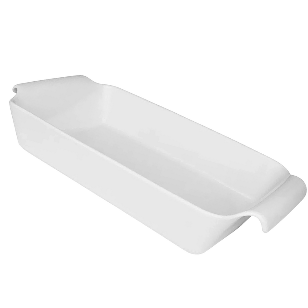 Travessa Refrataria Funda 3,5L Branca C/Alça Oxford