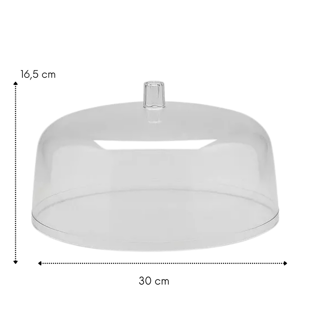 Cúpula Festa de 30cm em acrilico OU