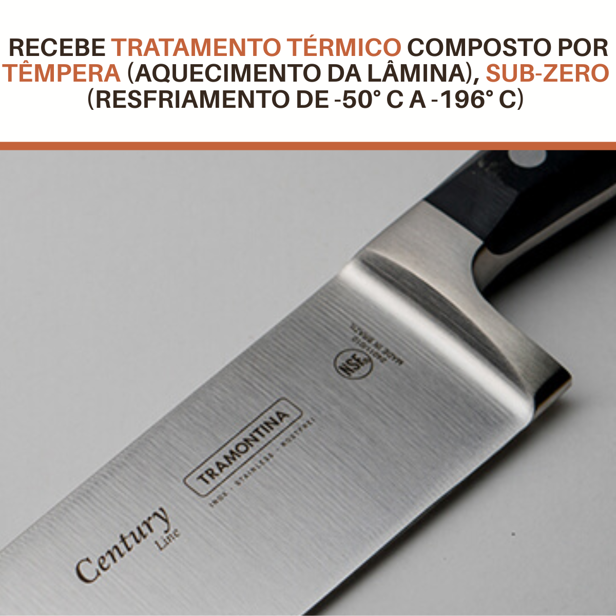 Faca Chef Century 8°