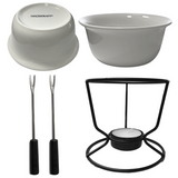 Conjunto Foundue Halle 5Pçs Ceramica Etilux