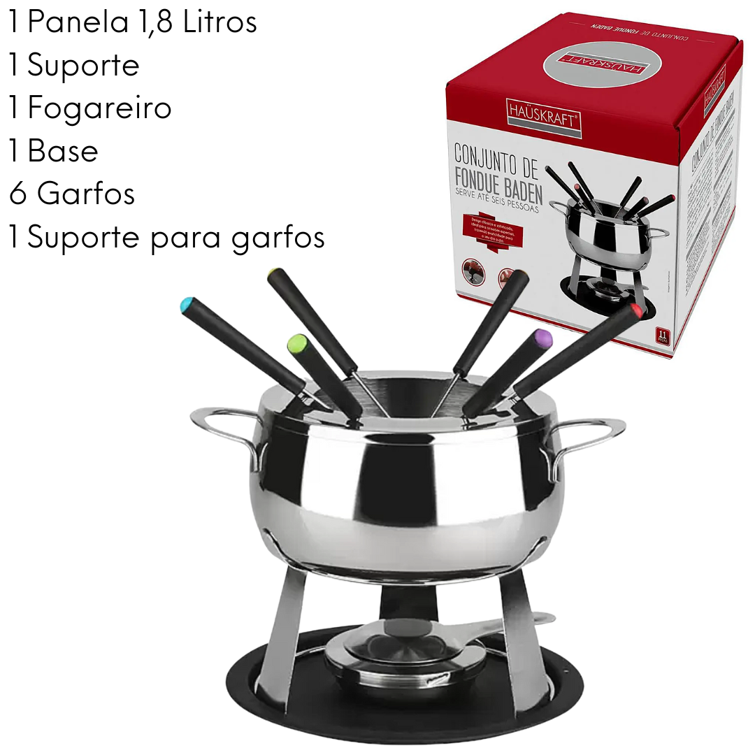 Conjunto para Fondue Baden 11Peças Etilux