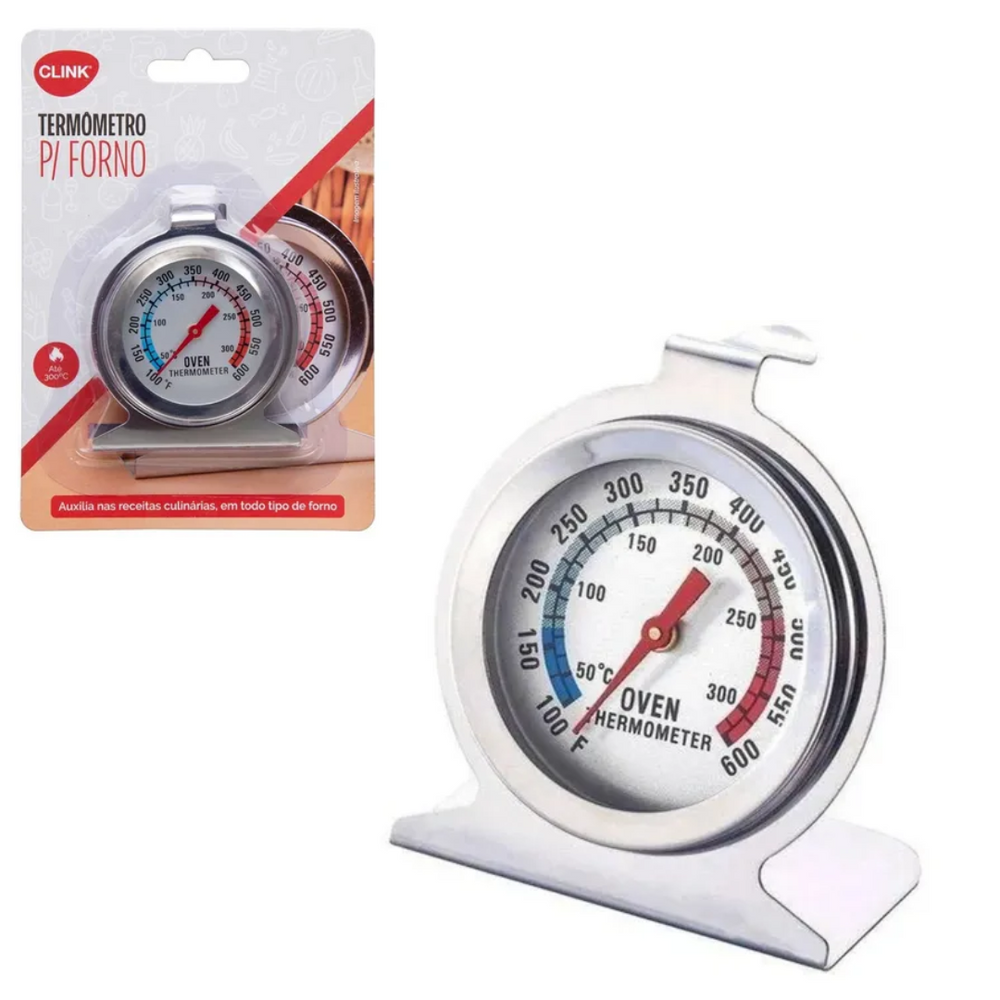 Termómetro de Forno em Aço Inox Clink