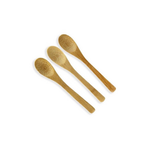 Conjunto 3 Mini Colher de Bambu Clink