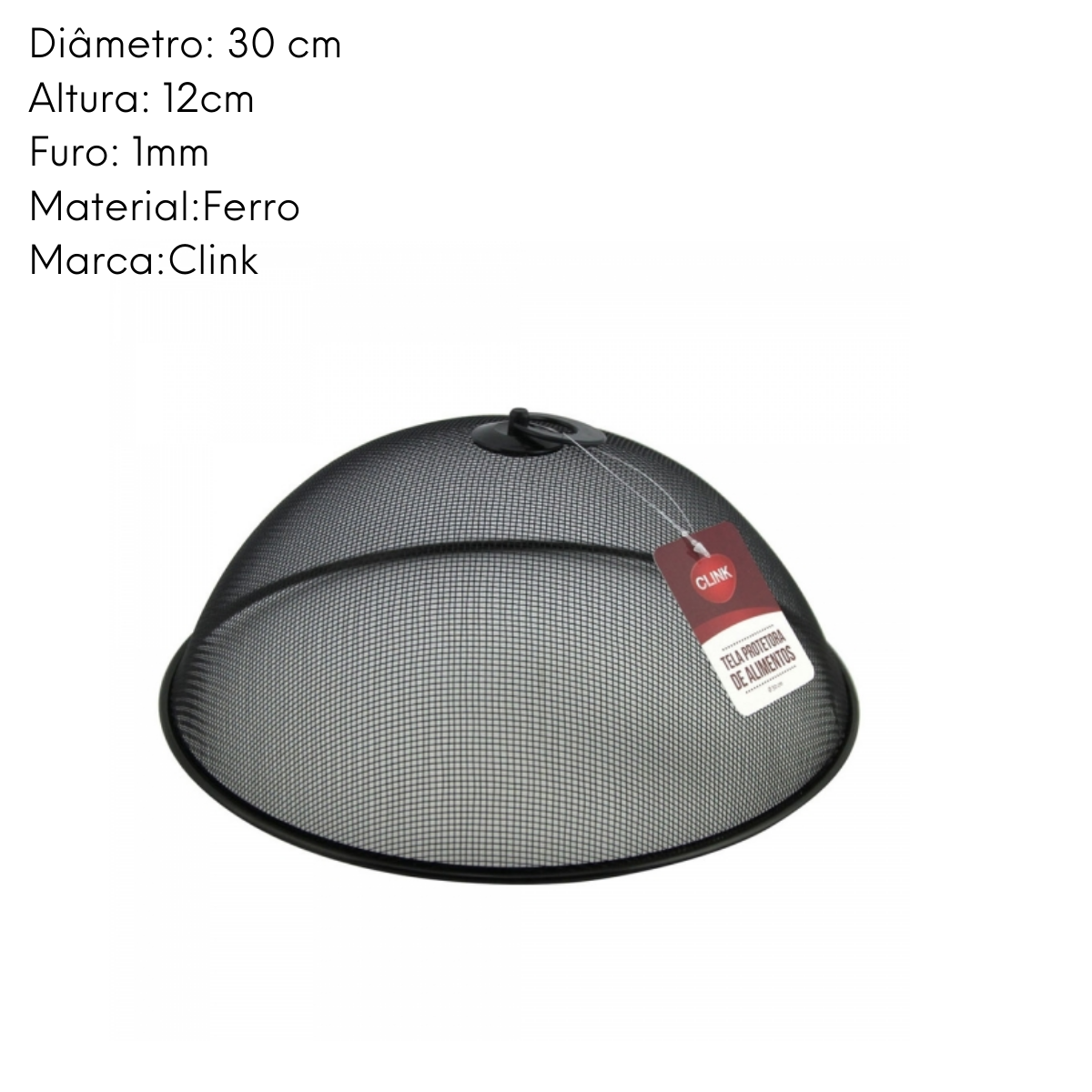 Protetor de Insetos Para Alimentos de Ferro Clink