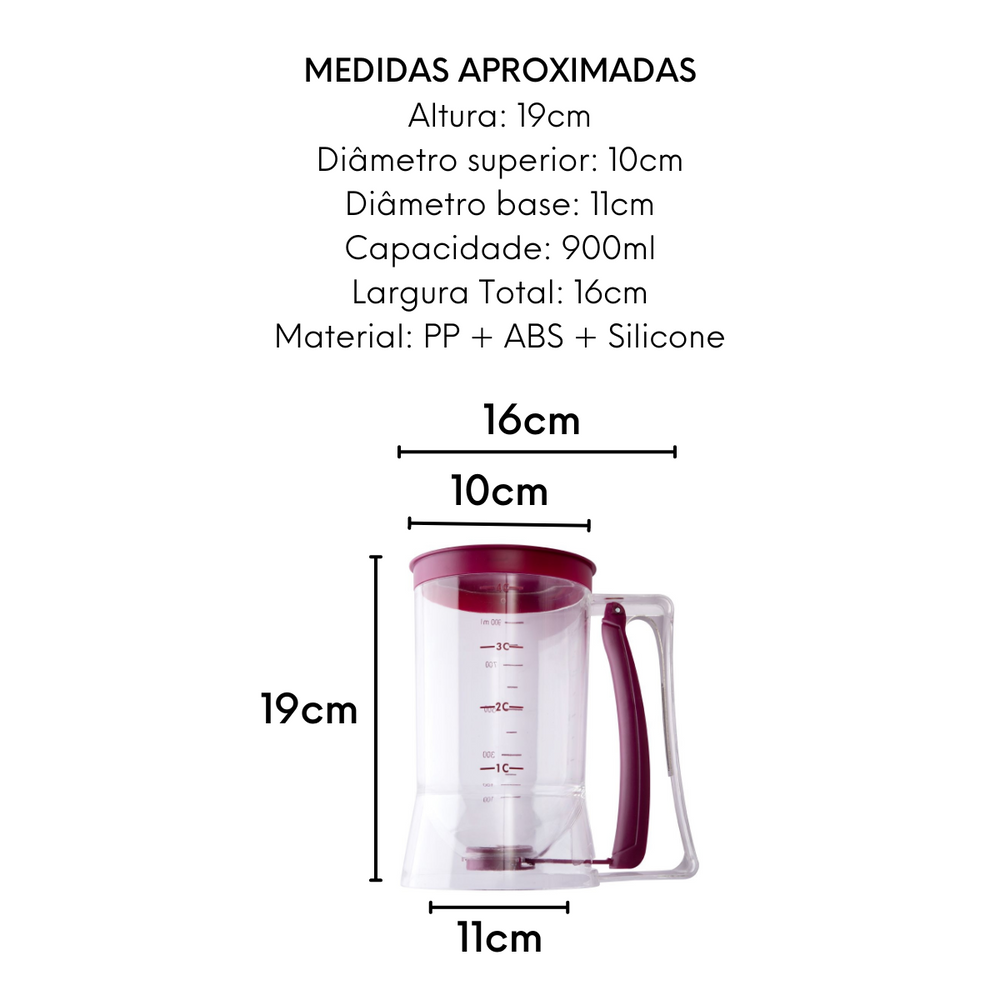 Dispenser de Massas Silicone 900ml Clink