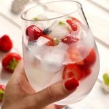 Copo de Vidro Alto Mikonos Long Drink de Vidro 460ml Class Home