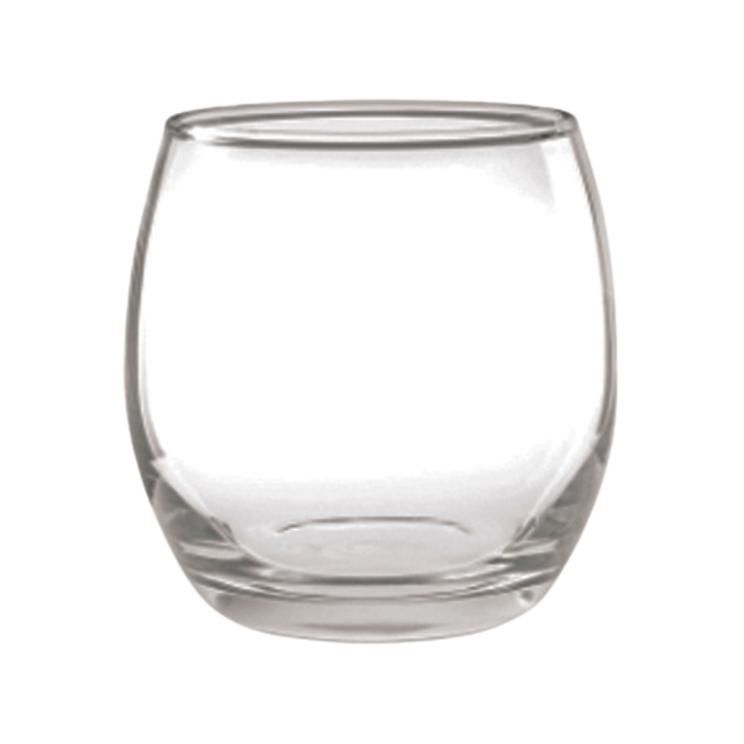 Copo de Vidro Mikonos Cristar Rocks de Vidro 340ml Class Home