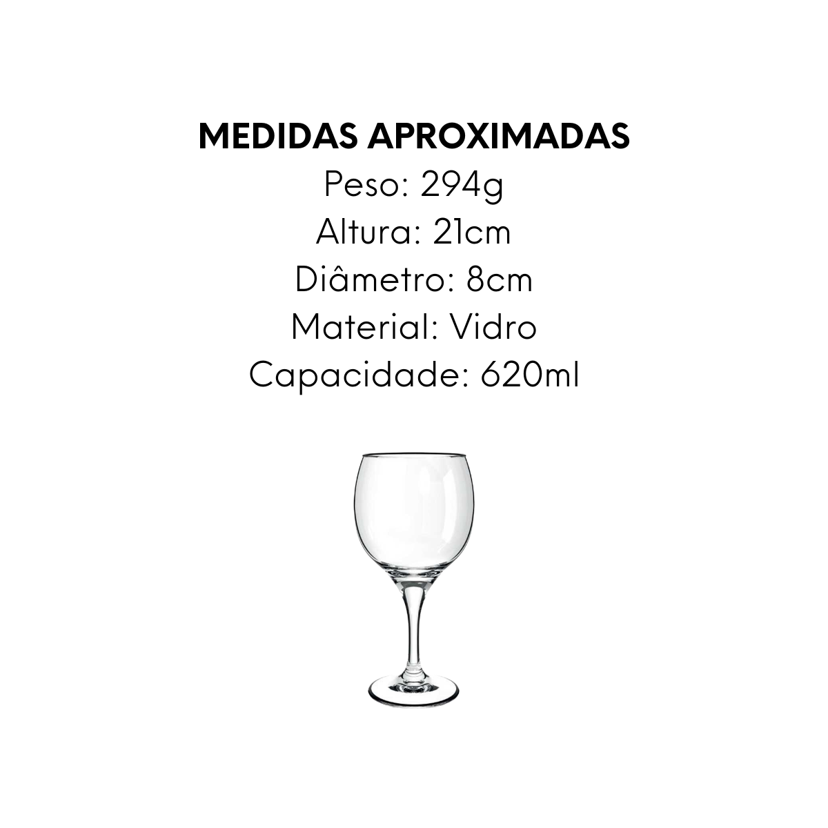 Taça de Vinho Grand Premiere 620ml Class Home