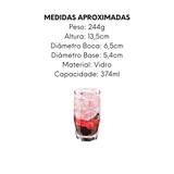 Copo de Vidro Alto 374ml Class Home