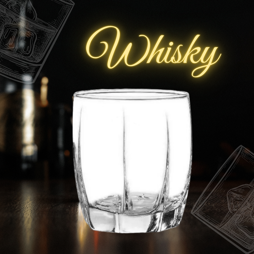 Copo de Vidro Amadeu Rocks Cristar 350ml Class Home