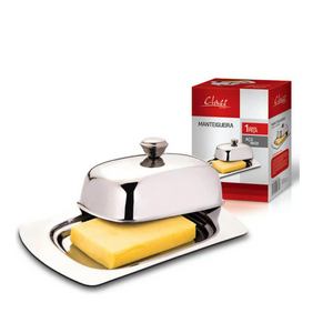 Manteigueira em Aço Inox 19cm Class Home