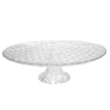 Centro De Mesa Com Pé Cristal 31 Cm